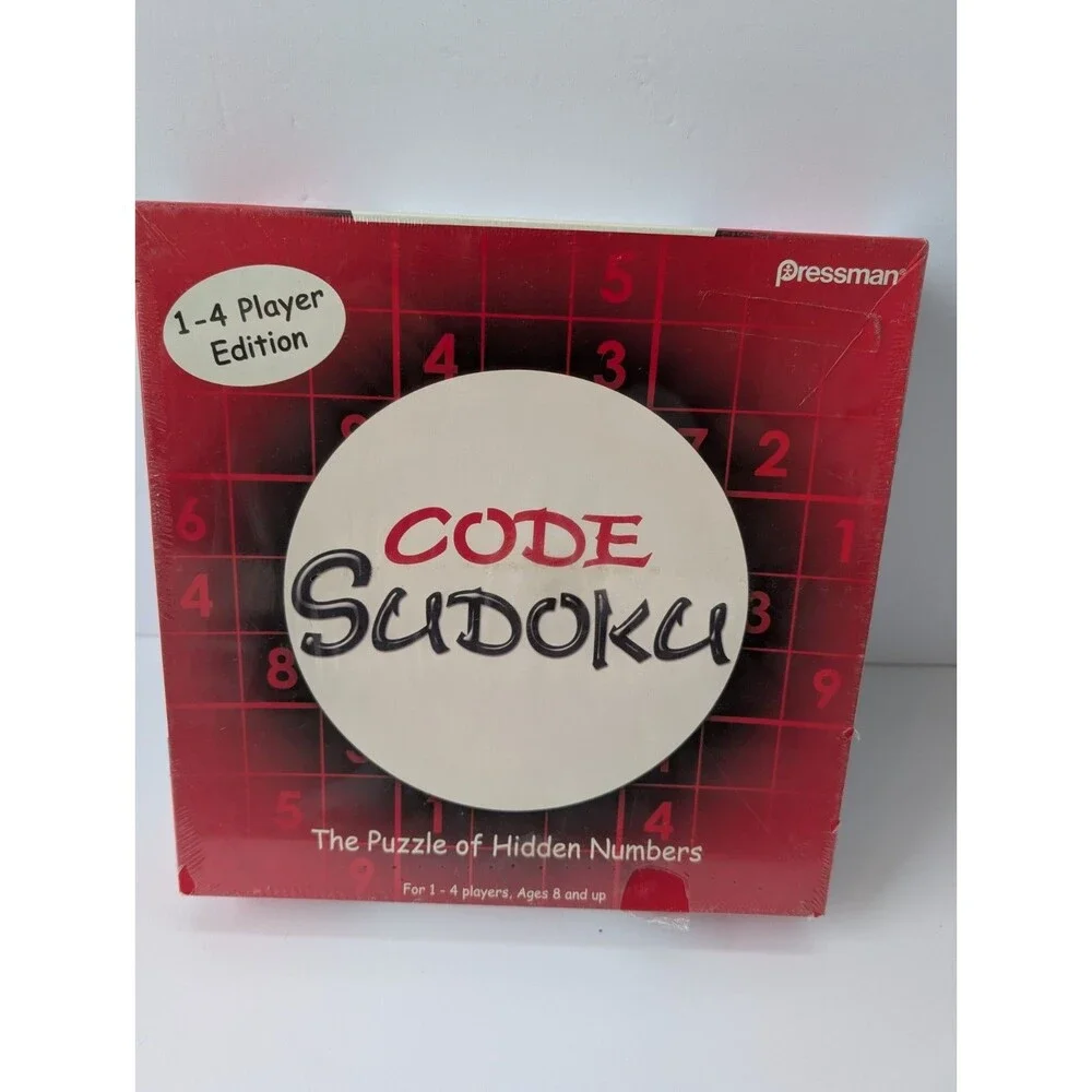 Code Sudoku Board Game by Pressman 2006 New 1-4 Players Puzzle